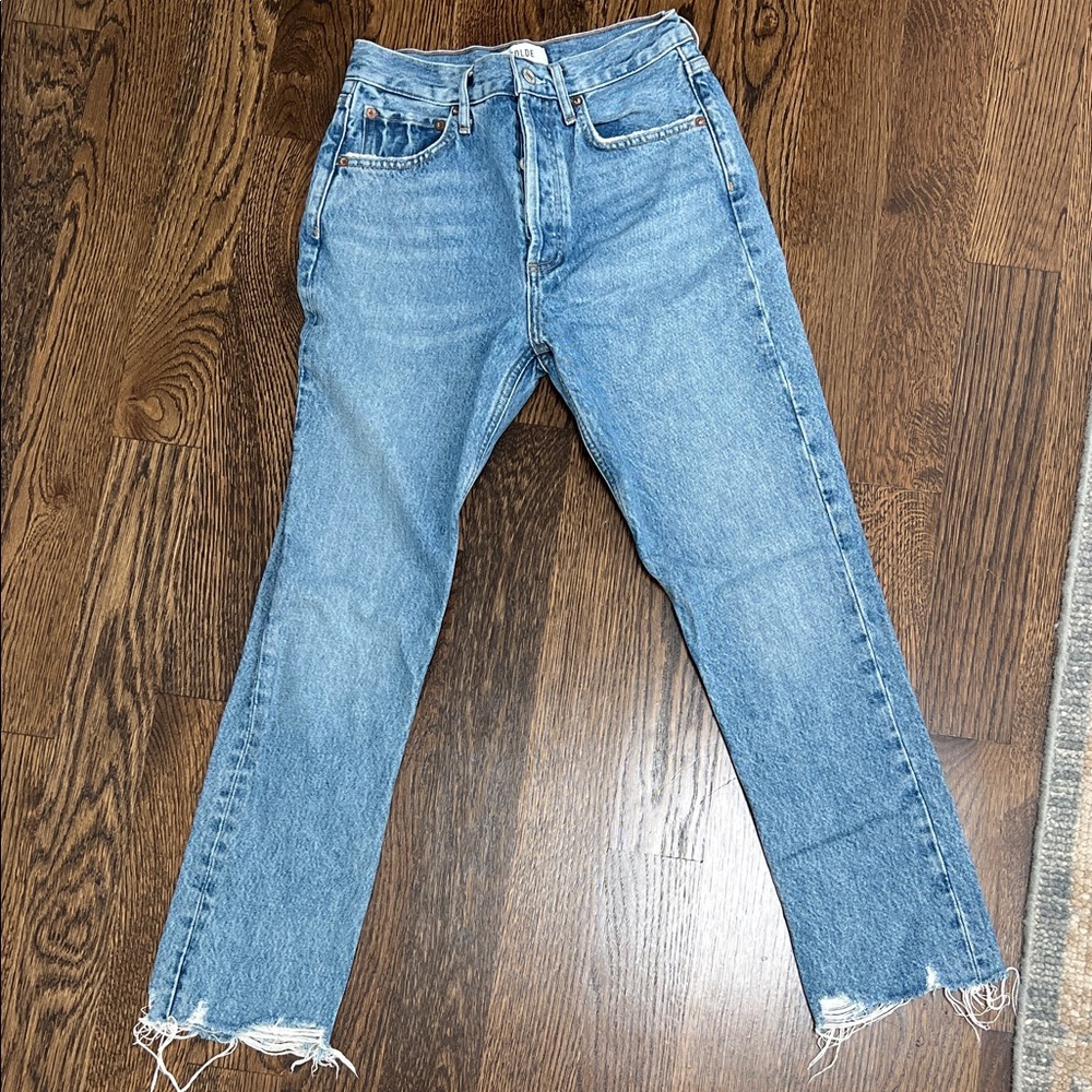 AGOLDE Riley Crop Size 25
